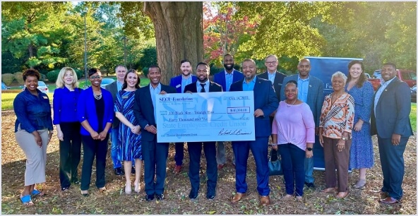 Large Check Presentation for 100 Black Men