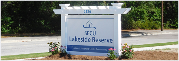 Lakeside Reserve Sign