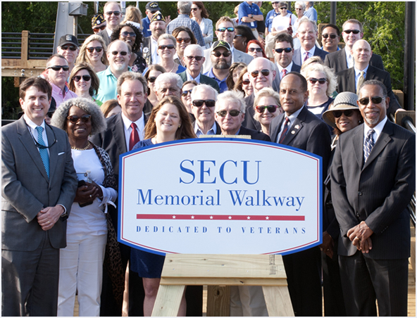 SECU Memorial Walkway