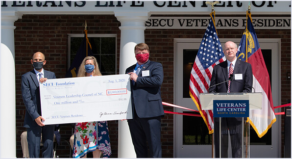 Check Presentation for Veterans Life Center