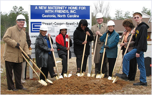 With Friends Home Groundbreaking